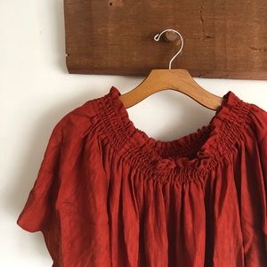 H&M Off The Shoulder Gypsy/Boho Flounce Dress